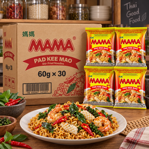 MAMA Pad Kee Mao Stir-Fried Instant Noodles | 60g X 30packs
