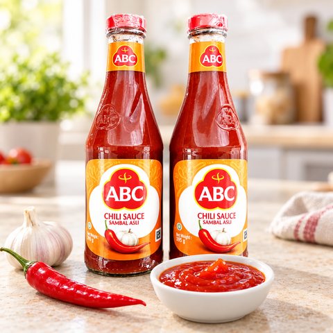 ABC Chili Sauce Sambal Asli 395g × 2 Bottles