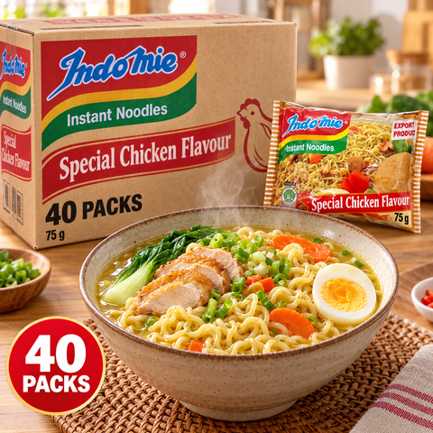 Indomie Special Chicken Flavour Instant Noodles 75g × 40 Packs (1 Box)